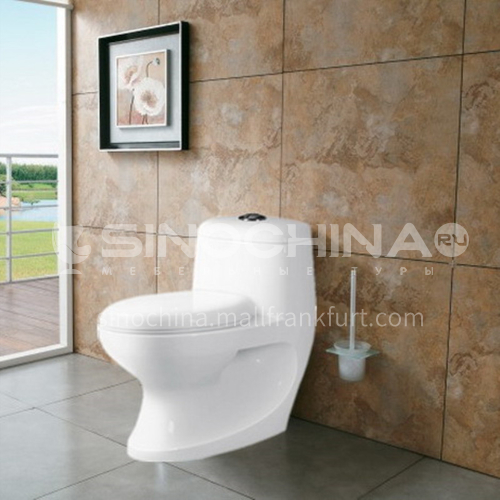 one-piece ceramic toilet  wash-down toilet